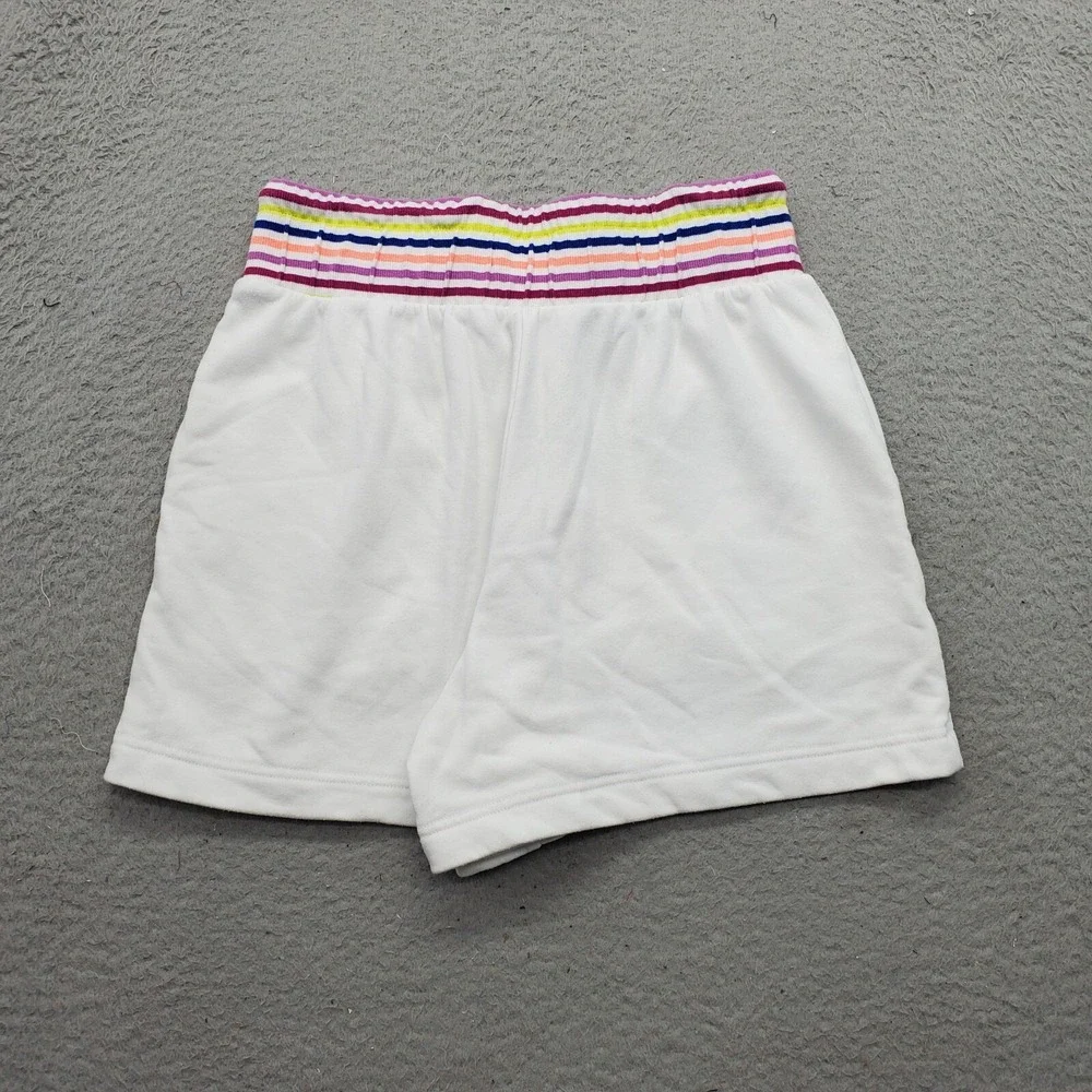 Lou & Grey Sweat Shorts Womens Small Multi‎ Pockets Striped Waistband Drawstring - Picture 2 of 7